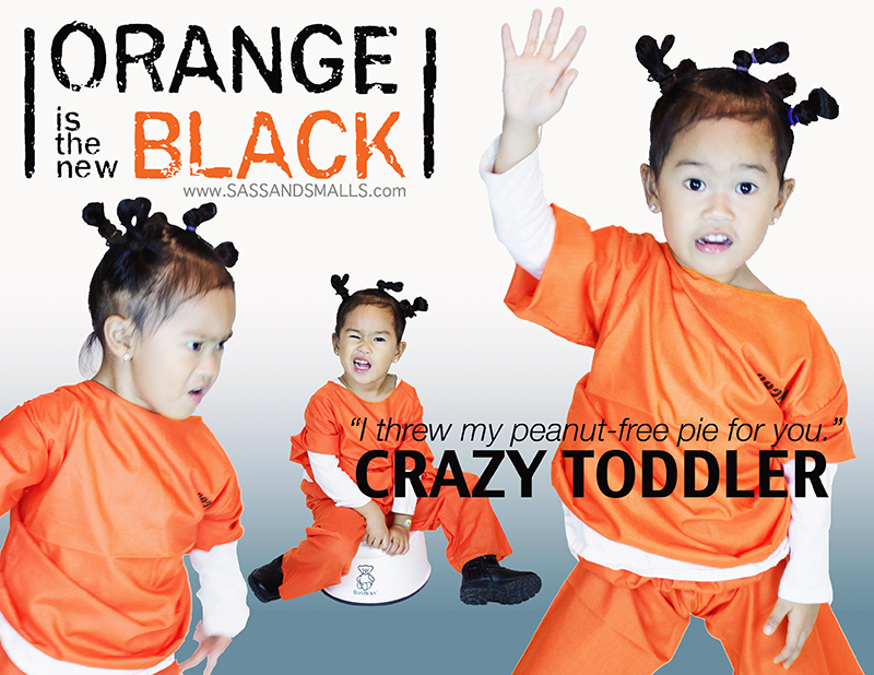 Halloween 2014 - Orange is the New Black Crazy Toddler Fam-o-ween 2017