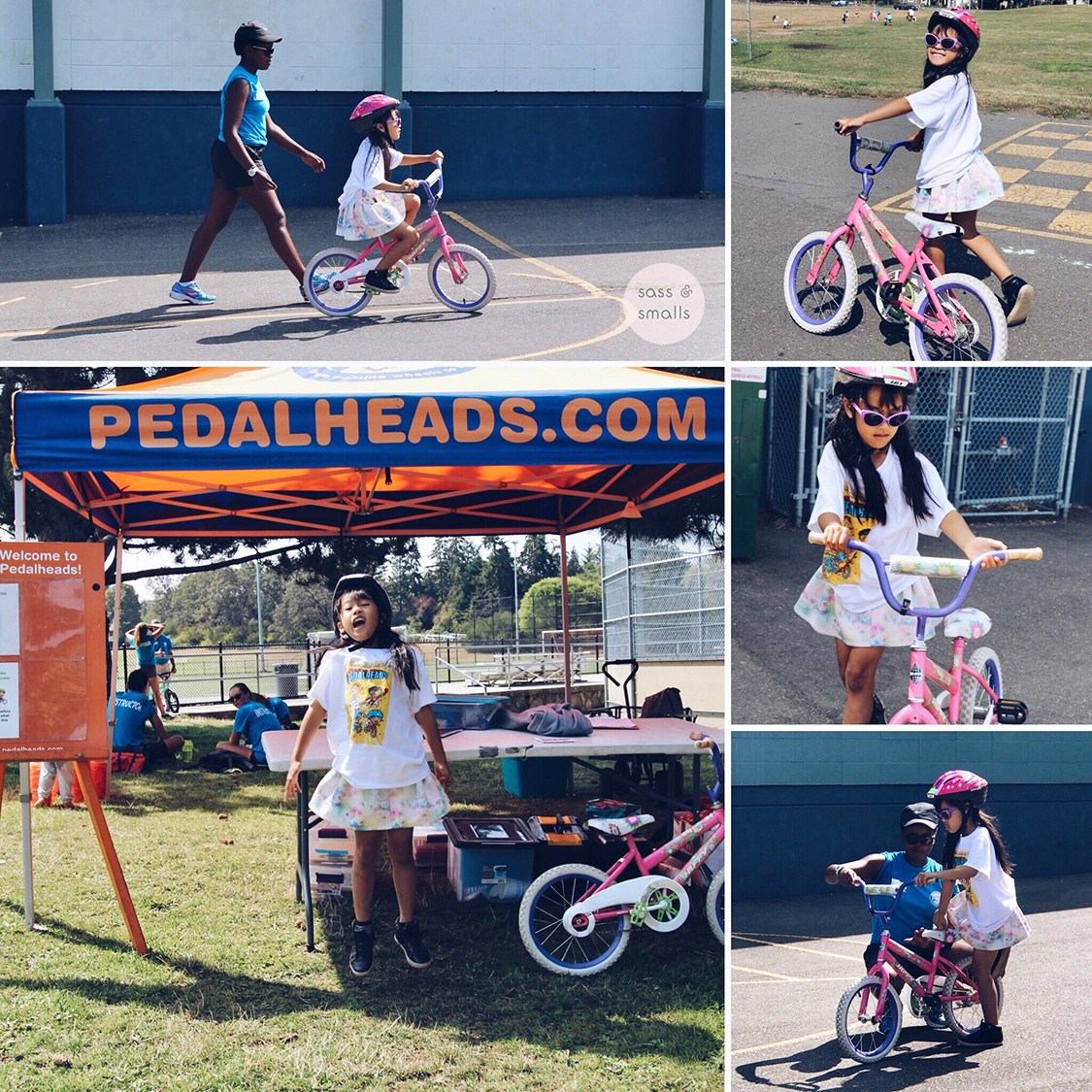 Pedalheads Bike Camp - Gaining Confidence www.sassandsmalls.com