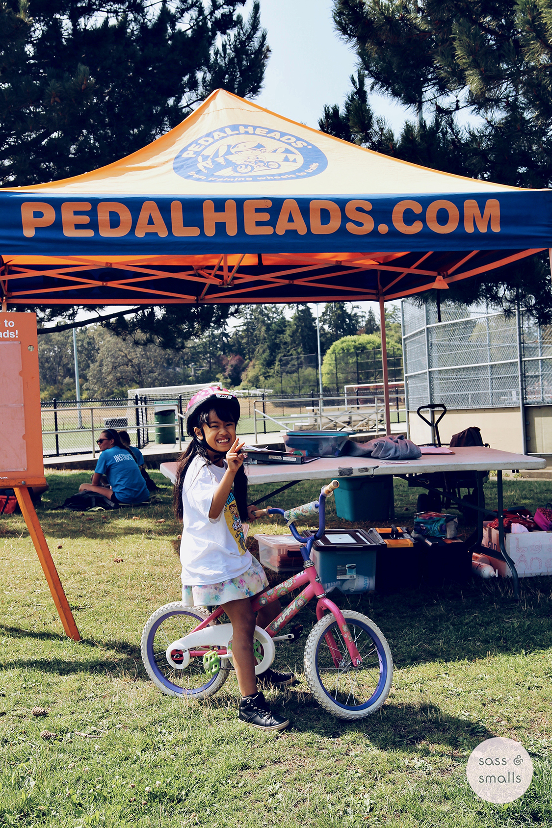 Pedalheads Bike Camp - Gaining Confidence www.sassandsmalls.com